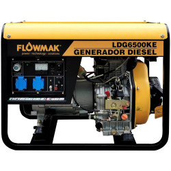 GENERADOR FLOWMAK DIESEL LDG6500KE 220V 5KW PE.
